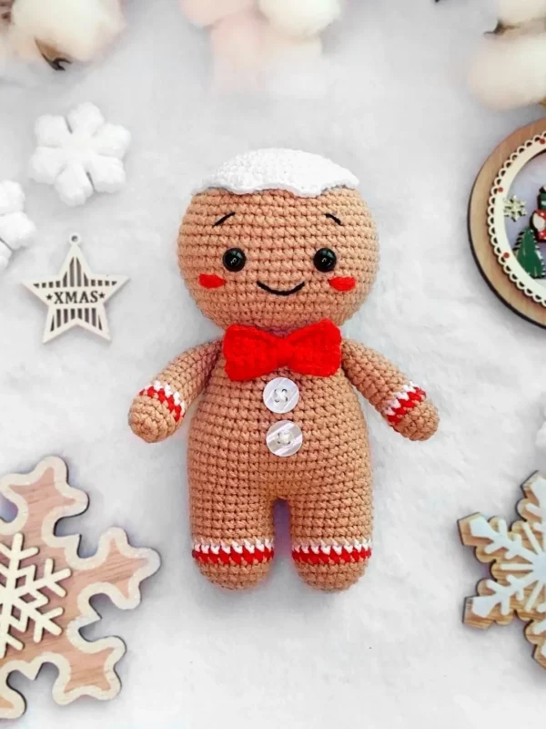 Amigirumi Gingerbread Man Free Crochet Pattern