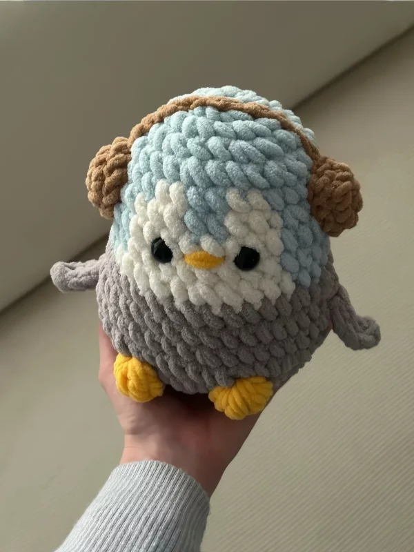 Amigurumi Penguin with Headphones