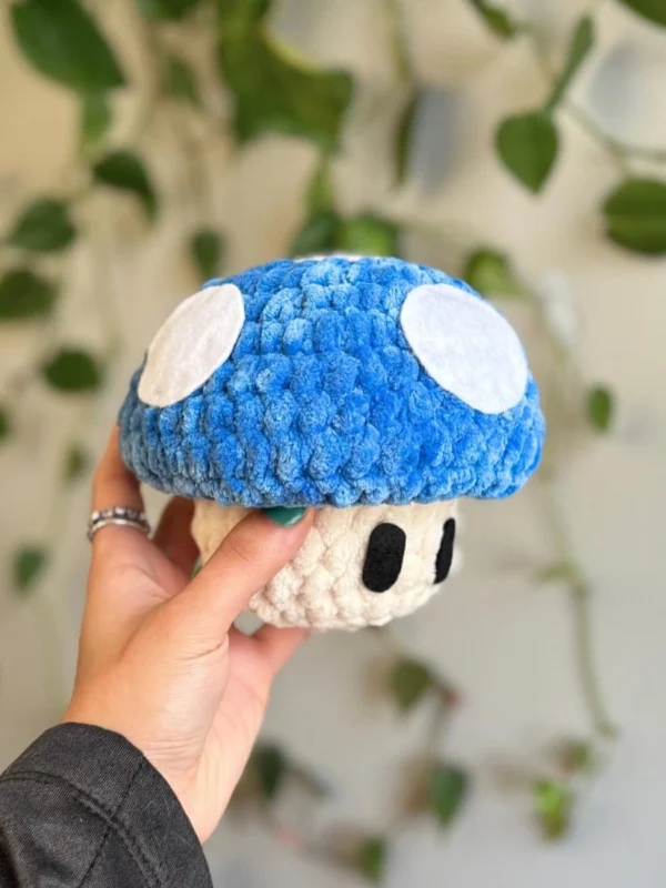 Mario-Inspired Mushroom Amigurumi