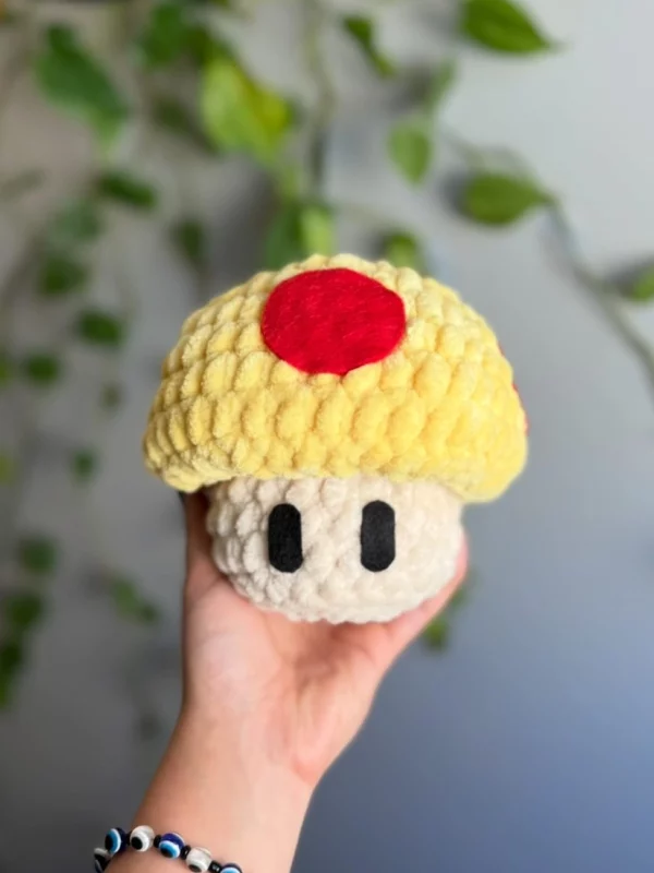 Power Mushroom Amigurumi Free Crochet Pattern