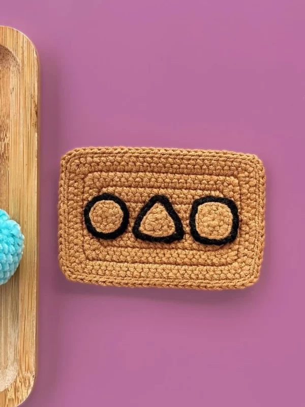 Squid Game Symbols Invitation Card Free Pattern