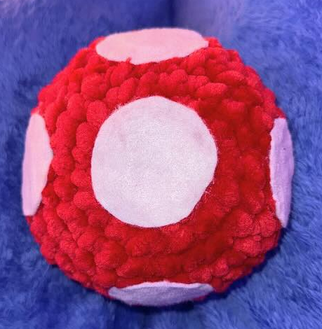 Sew the mushroom spots