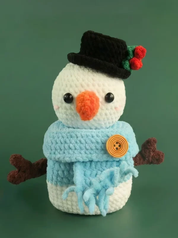 Cozy Winter Snowman Free Crochet Pattern