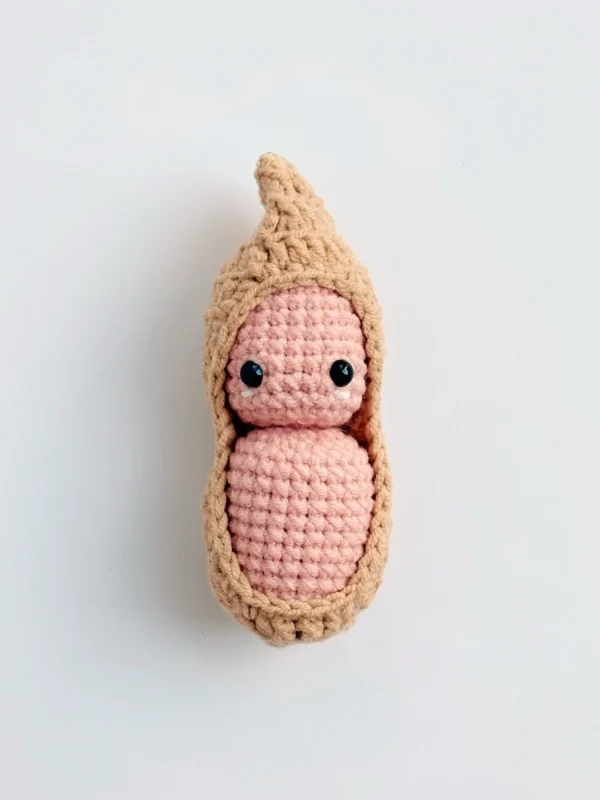 Cute Peanut Amigurumi Free Crochet Pattern