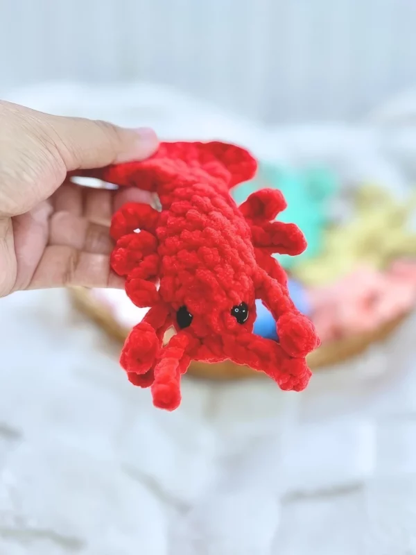 Easy Mini Lobster Amigurumi Free Pattern