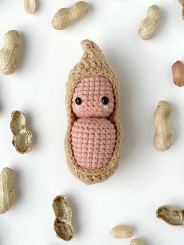 Mini Peanut Amigurumi Crochet Pattern