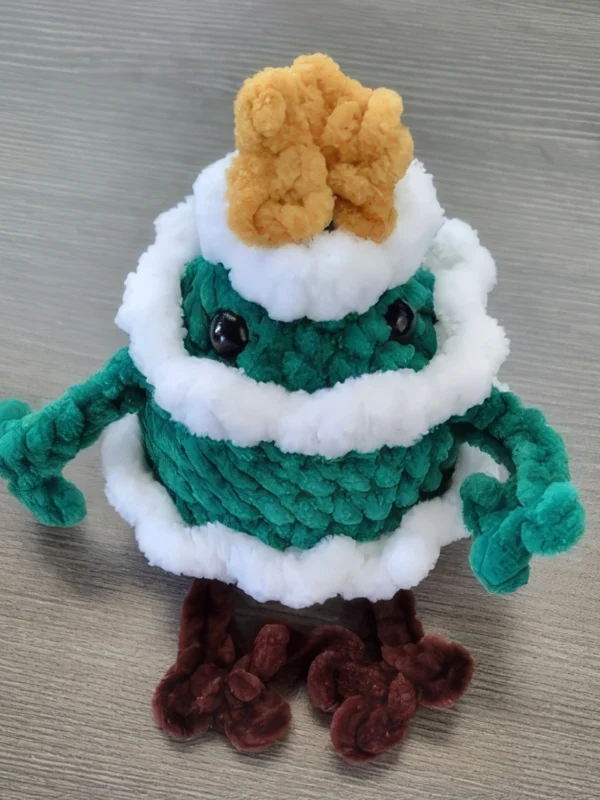 Crochet Christmas Tree Plushie Free Pattern