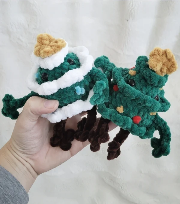 Cute Leggy Christmas Tree Free Crochet Pattern