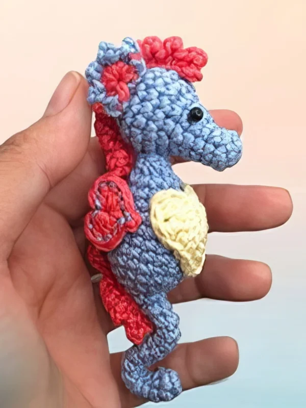 Cute Seahorse Free Crochet Pattern