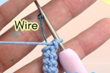 Place a wire frame for tail