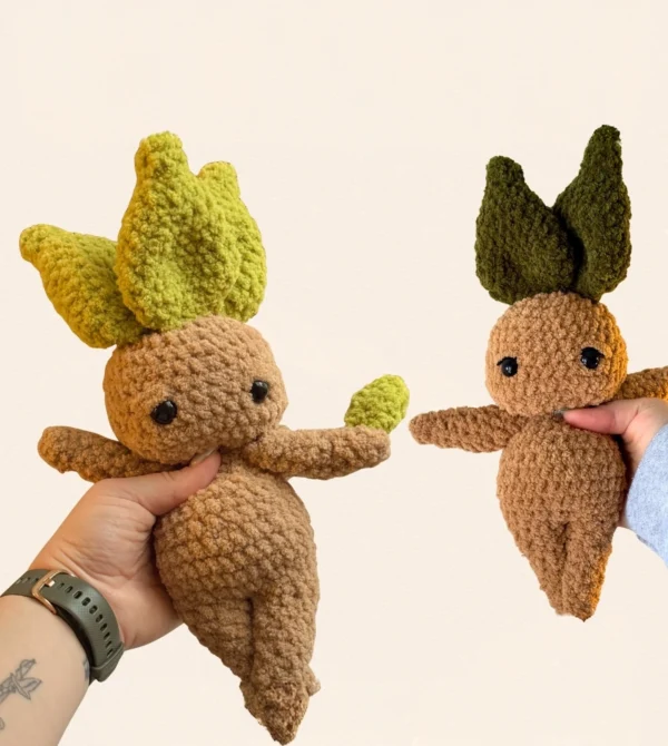 Adorable Magical Mandrake Plant Amigurumi