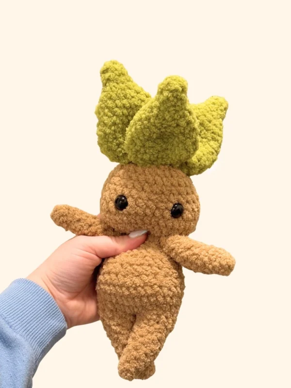 Cute Baby Mandrake Amigurumi Free Crochet Pattern