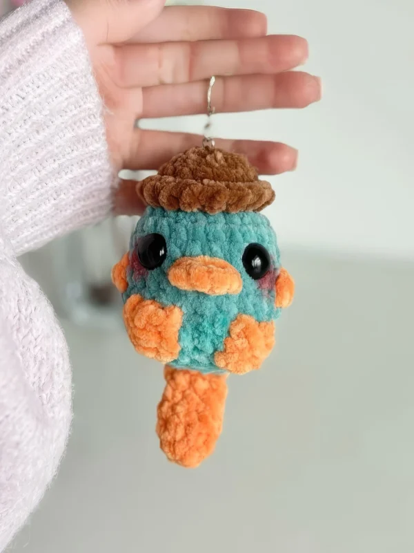Tiny Platypus with Hat Free Crochet Pattern