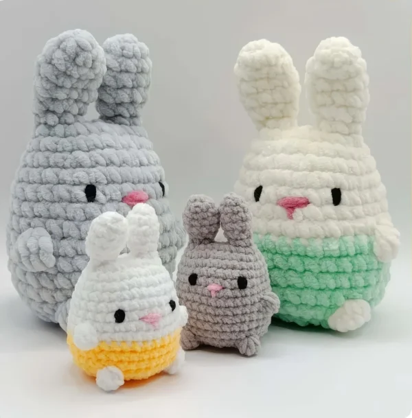 Chubby Little Bunny Amigurumi Free Pattern