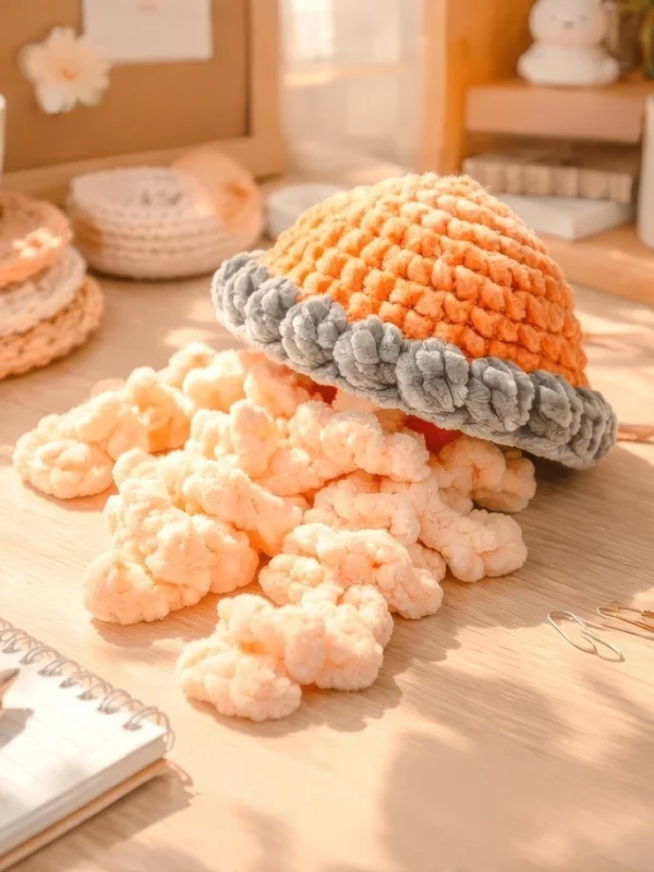 Fluffy Jellyfish Amigurumi Free Crochet Pattern