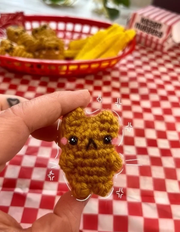 Kitten Nuggets and Fries Amigurumi Free Pattern