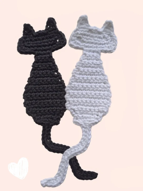 Charming Cat Bookmark Free Crochet Pattern