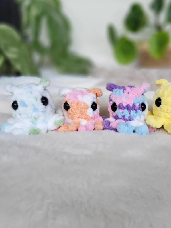 Fluffy & Round Dumbo Octopus Amigurumi Free Crochet Pattern
