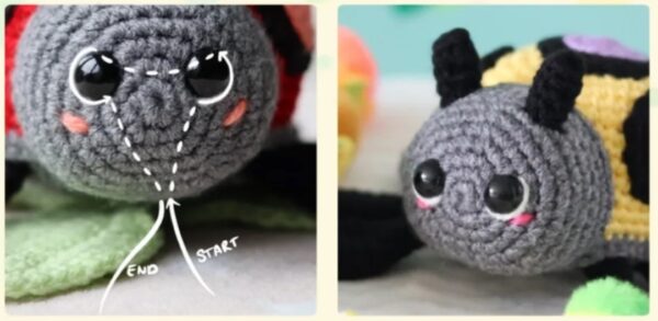 How to embroider eyes