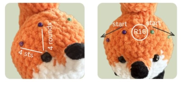 How to make fox ears.