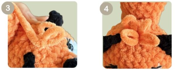 How to make hairs step 3 and 4.