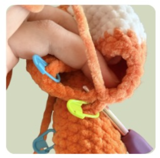You will attach R13 of the tail in the next round.