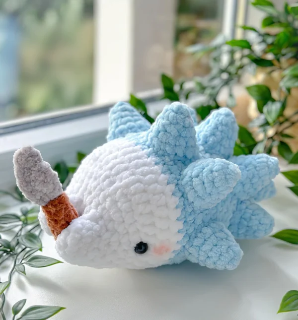 Chubby Snom Pokemon Free Crochet Pattern