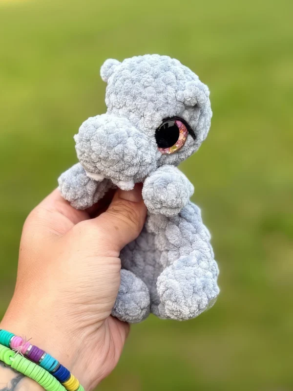 Cuddly Mini Hippo Free Crochet Pattern