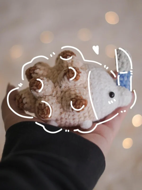 Snuggly Snow Snom Pokémon Free Crochet Pattern