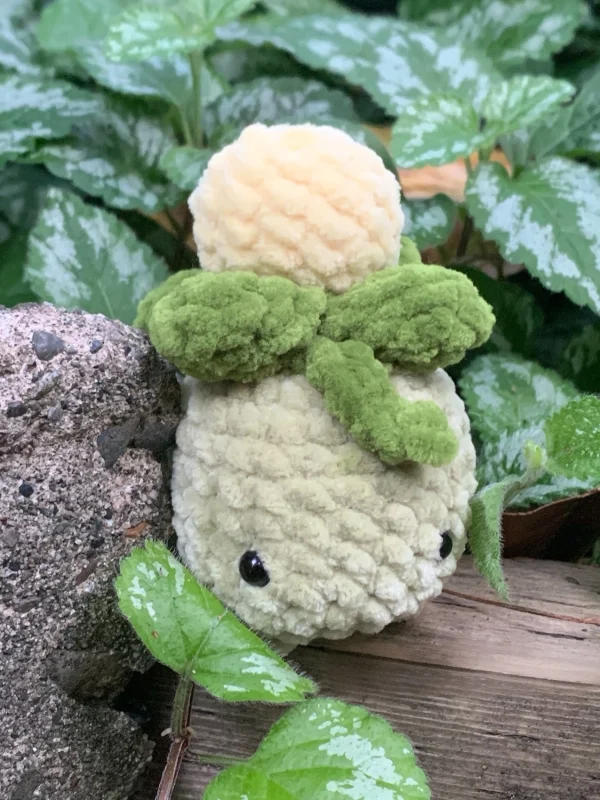 No-Sew Chubby Smoliv Pokémon Free Crochet Pattern