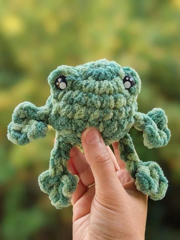 Colorful Leggy Froggy Keychains Free Crochet Pattern