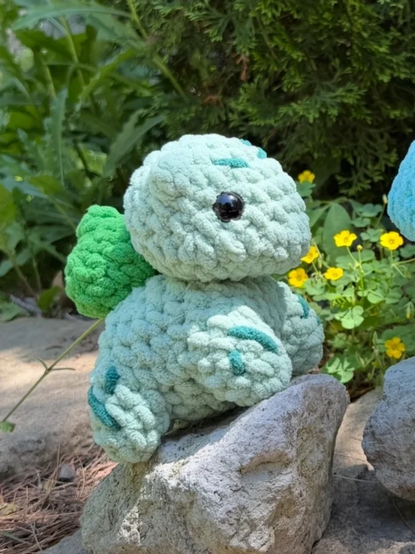 Cute Little Bulbasaur Amigurumi Free Pattern