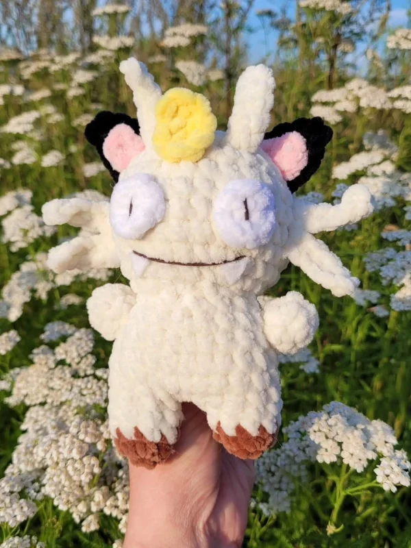 Cute Little Meowth Amigurumi Free Crochet Pattern