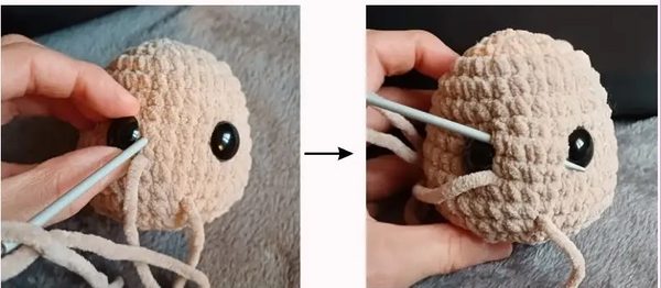 How to indent eyes