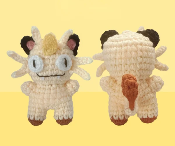 Meowth Pokemon Amigurumi Free Crochet Pattern
